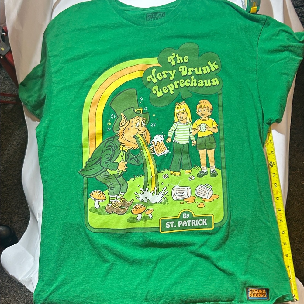 Steven Rhodes “Very Drunk Leprechaun” St. Patrick’s Day - Green Graphic Tee